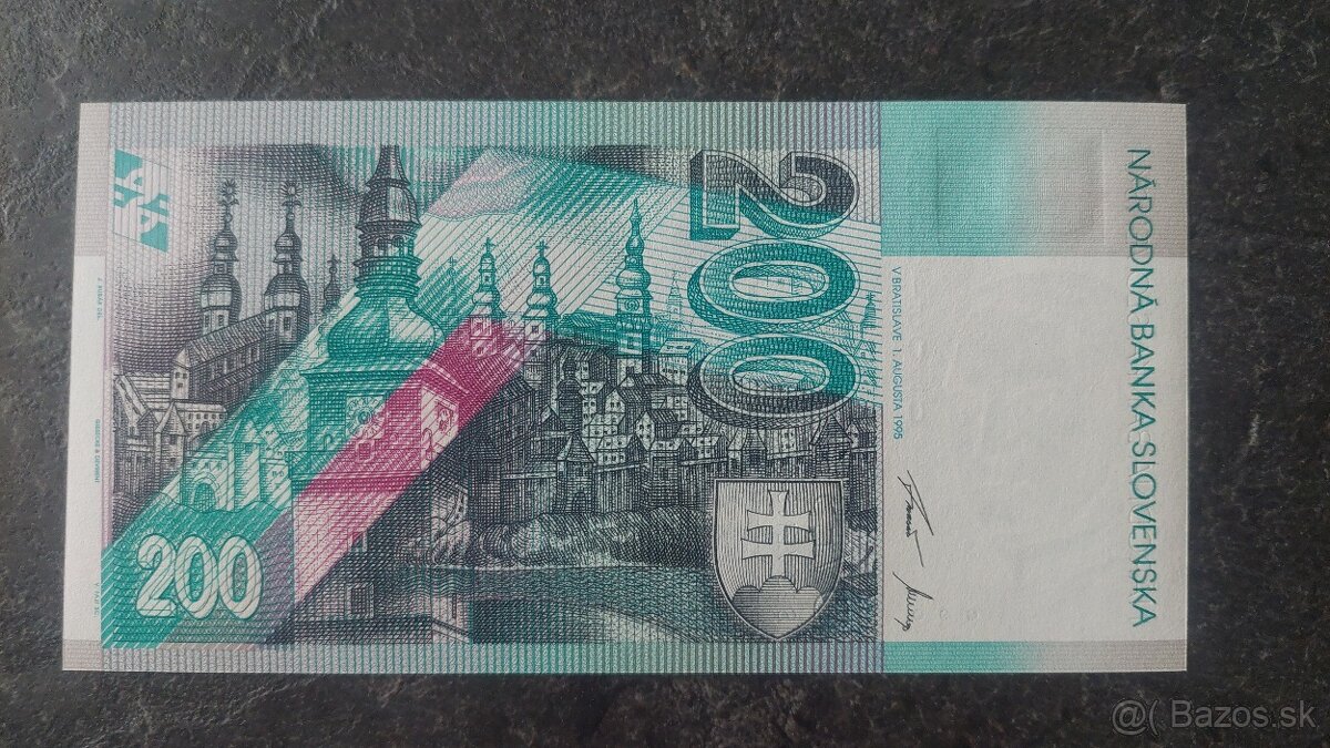 200 Sk 1995 A, stav N (UNC) - 2