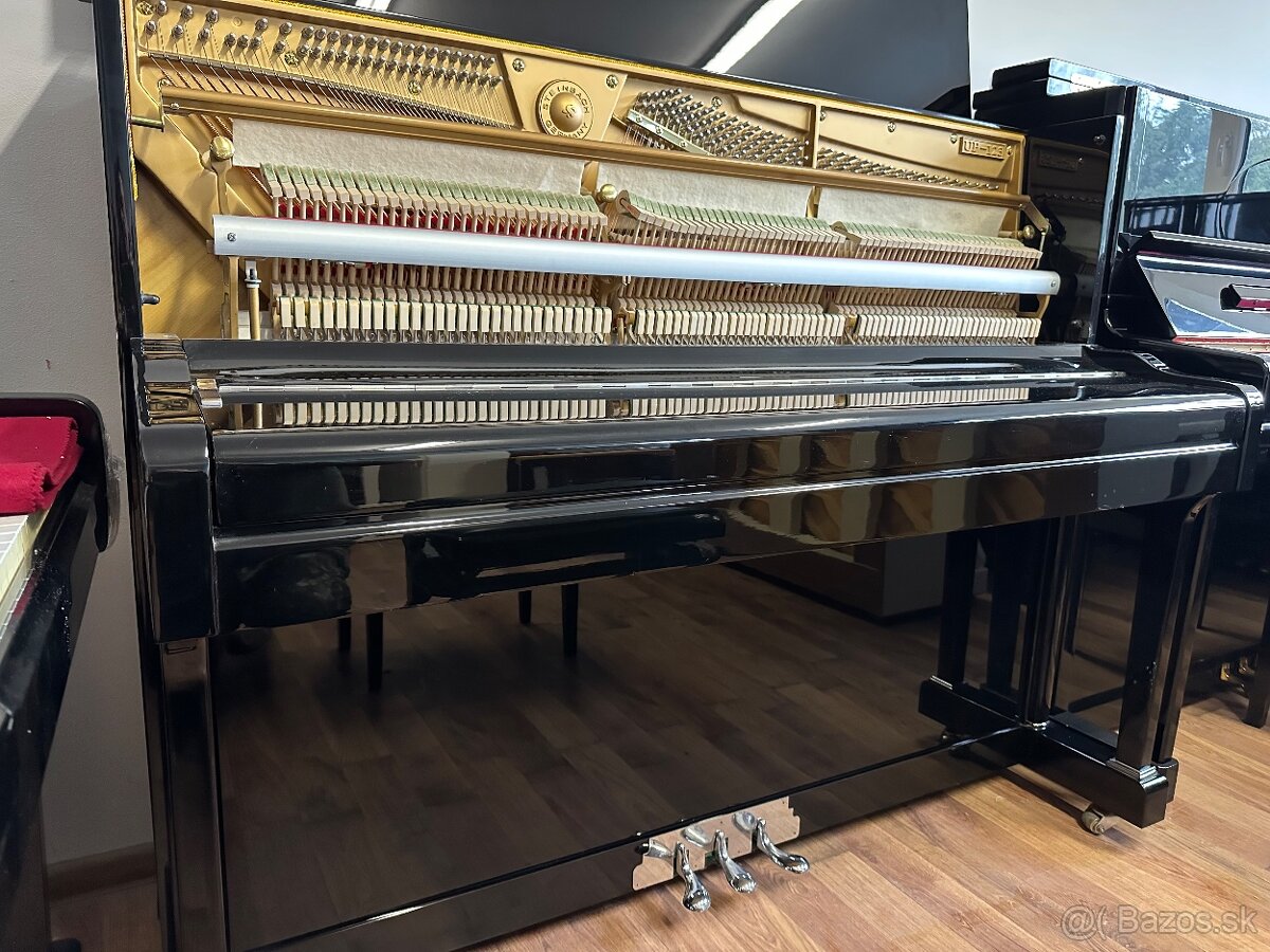 Nemecké piano Steinbach, čierne, veľmi dobré ako nové, záruk - 2