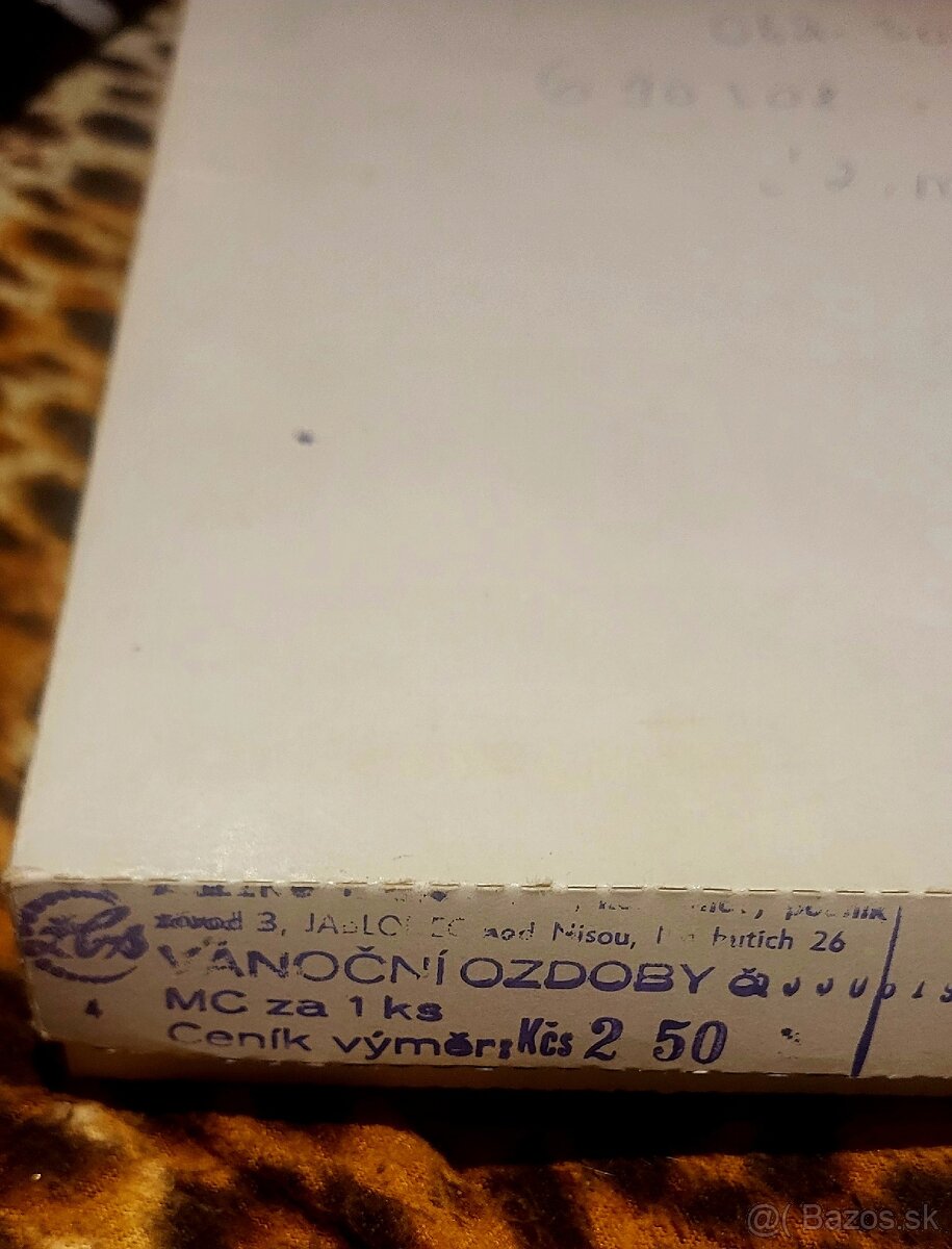 Vintage vianočné ozdoby 12ks ŽBS Jablonec nad Nisou - 2