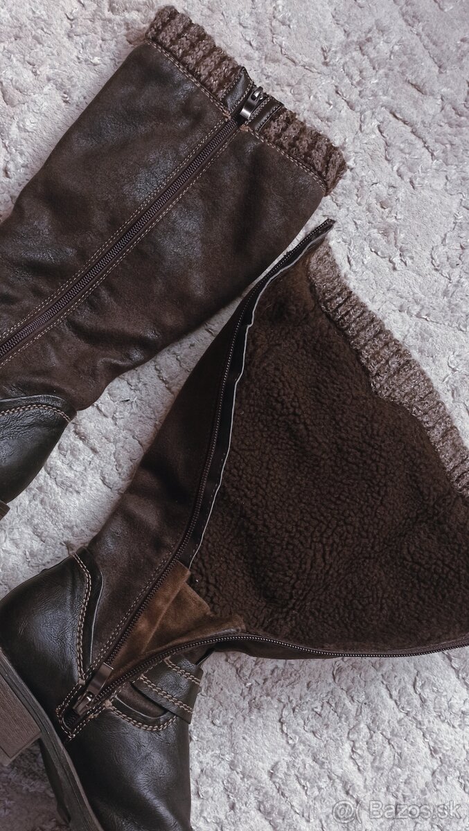 Dámske zimné čižmy veľkosť 38 - 2