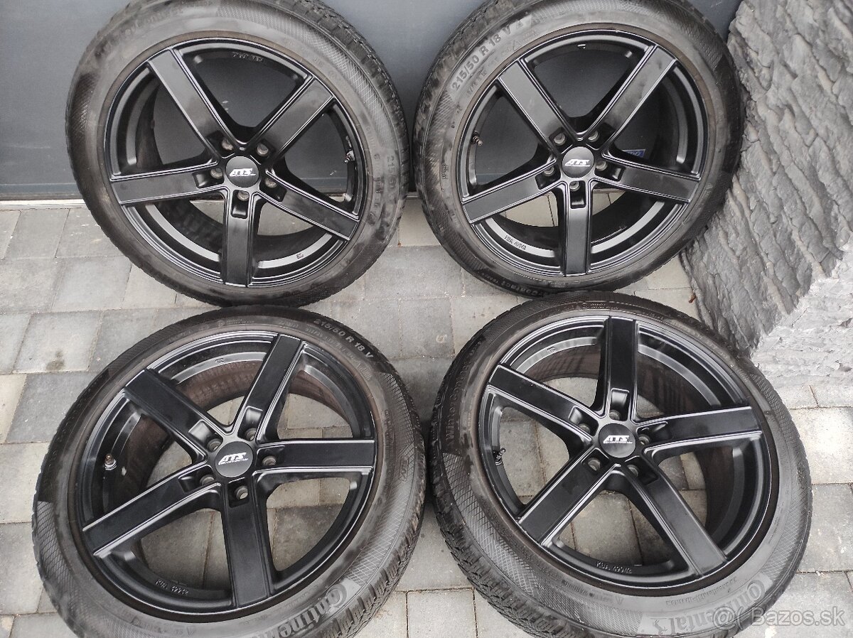 Zimná sada 18" 5x112 VW, Škoda, Seat 215/50 R18 - 2