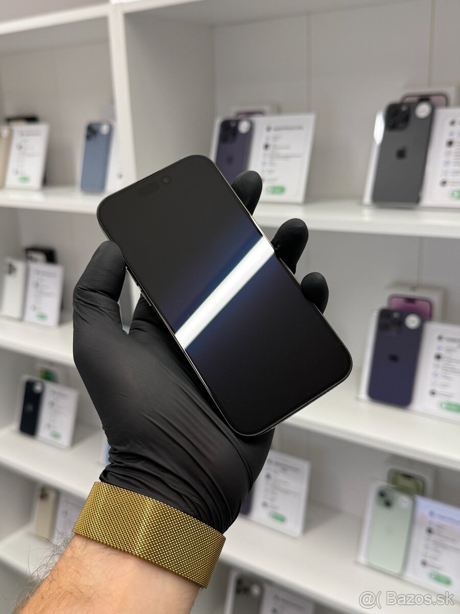 ZÁRUKA 2 ROKY / Apple iPhone 15 Pro 128GB Black Titanium - 2