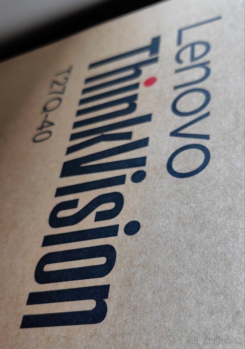 nový nerozbalený IPS monitor Lenovo ThinkVision T27Q-40 - 2