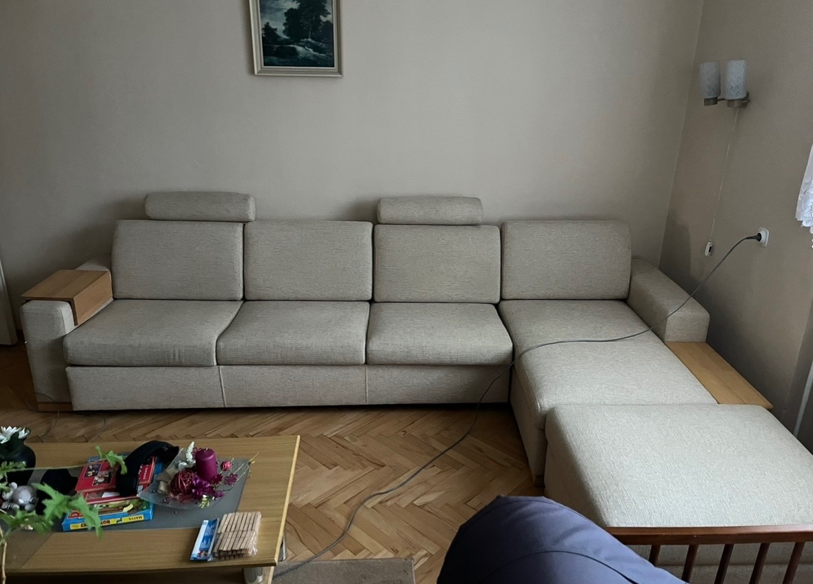 Sedacia súprava s taburetom - 2