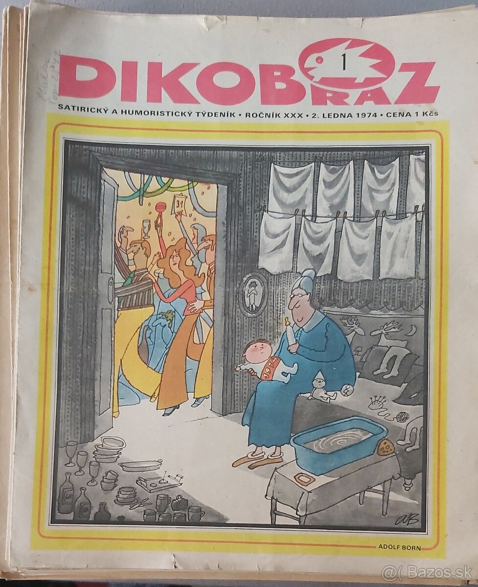 DIKOBRAZ - komplet ROČNÍK 1974 - 2