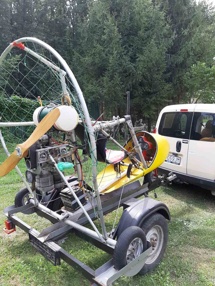 Paragliding + vozík + padák + prilba - 2