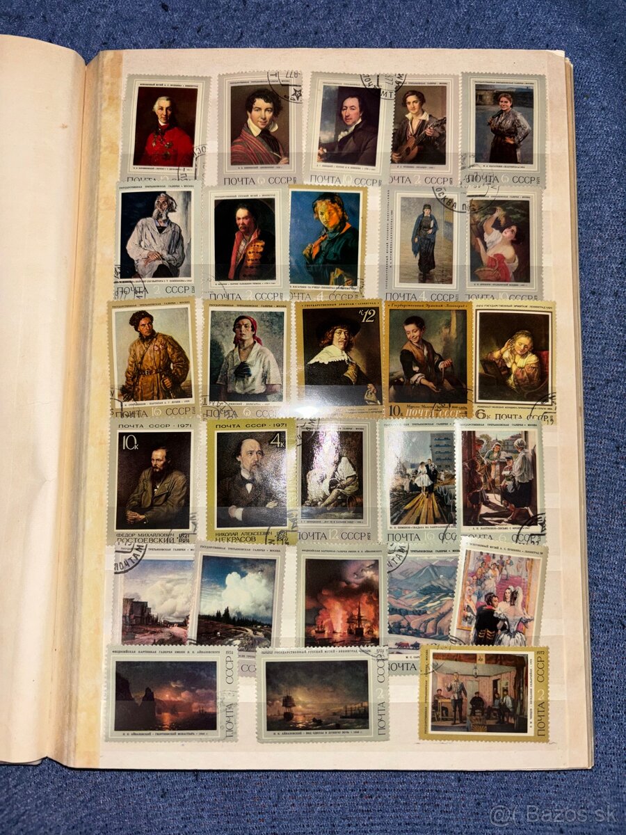 Celý album poštových známok - 2