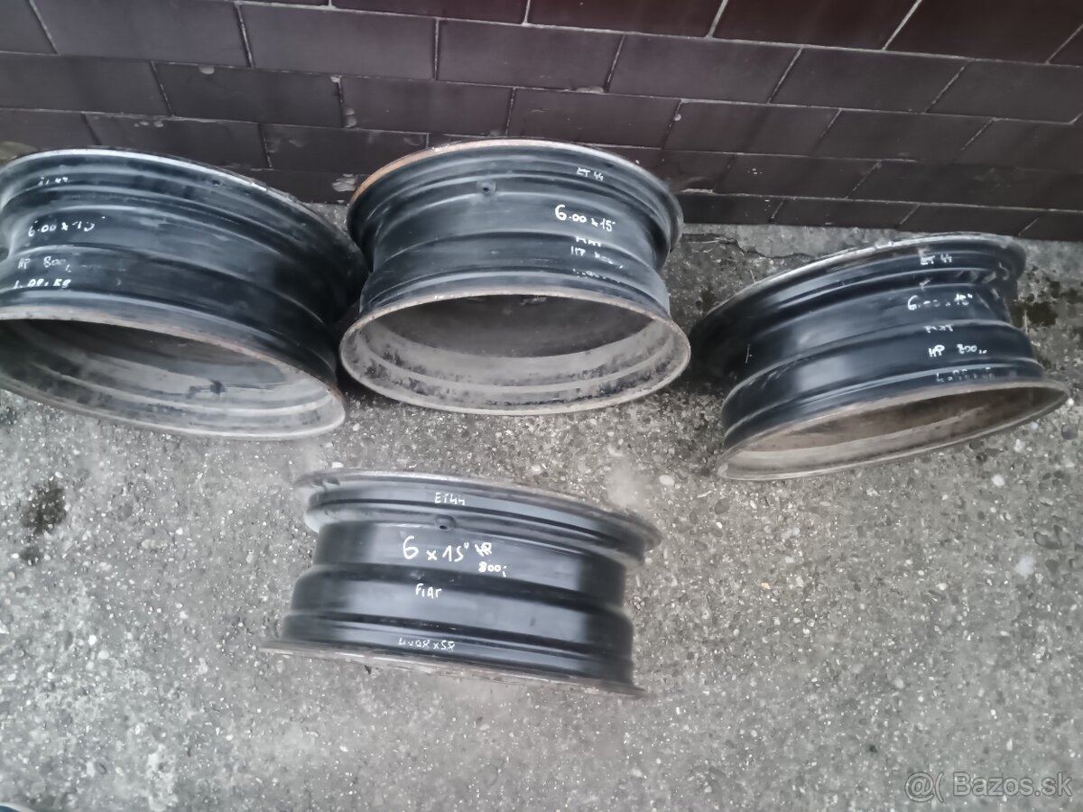 Plechové disky 4x98 -R15 - 2