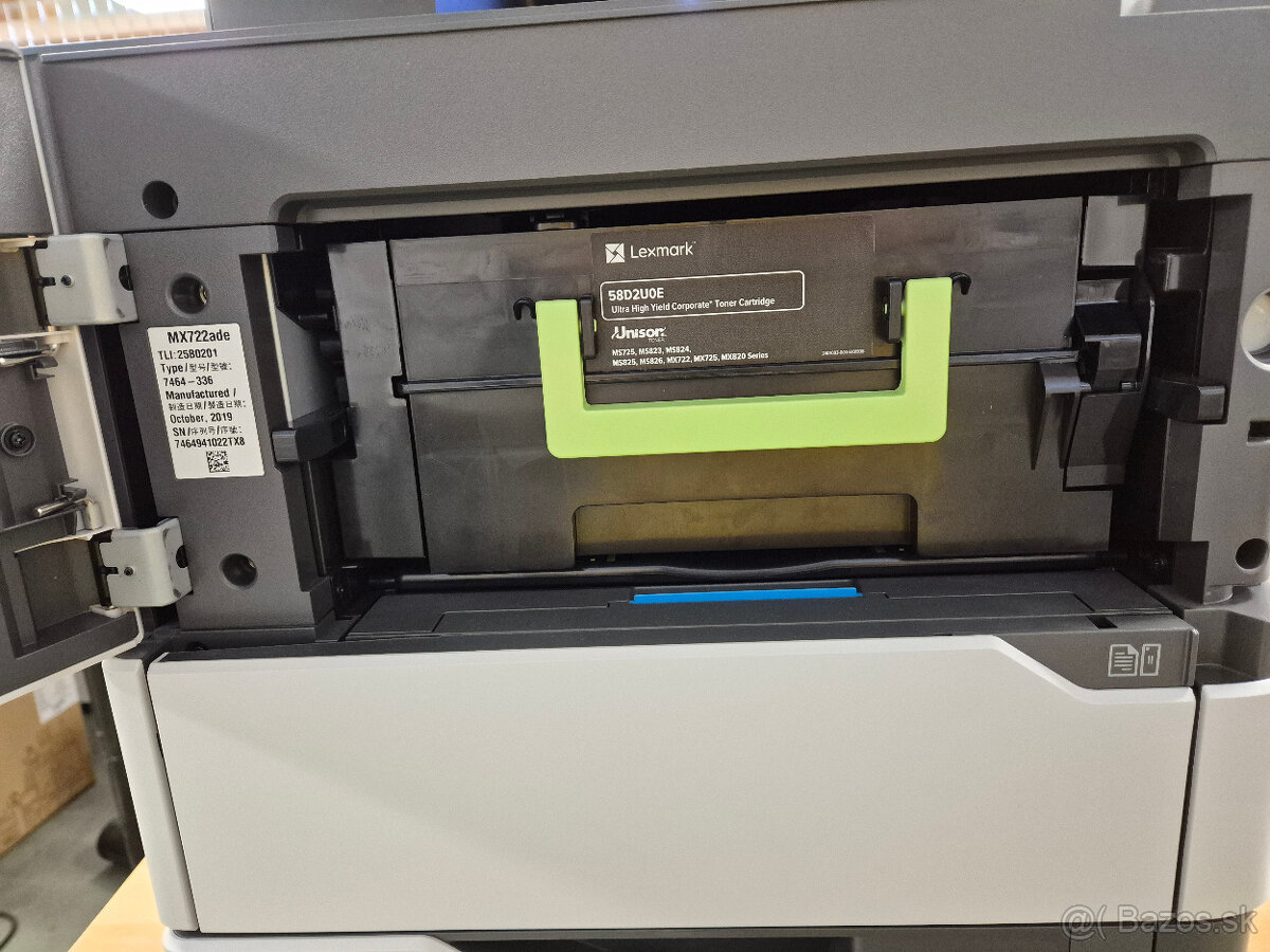 Lexmark MX722ade cierna A4 multifukncia - 29879 stran - 2