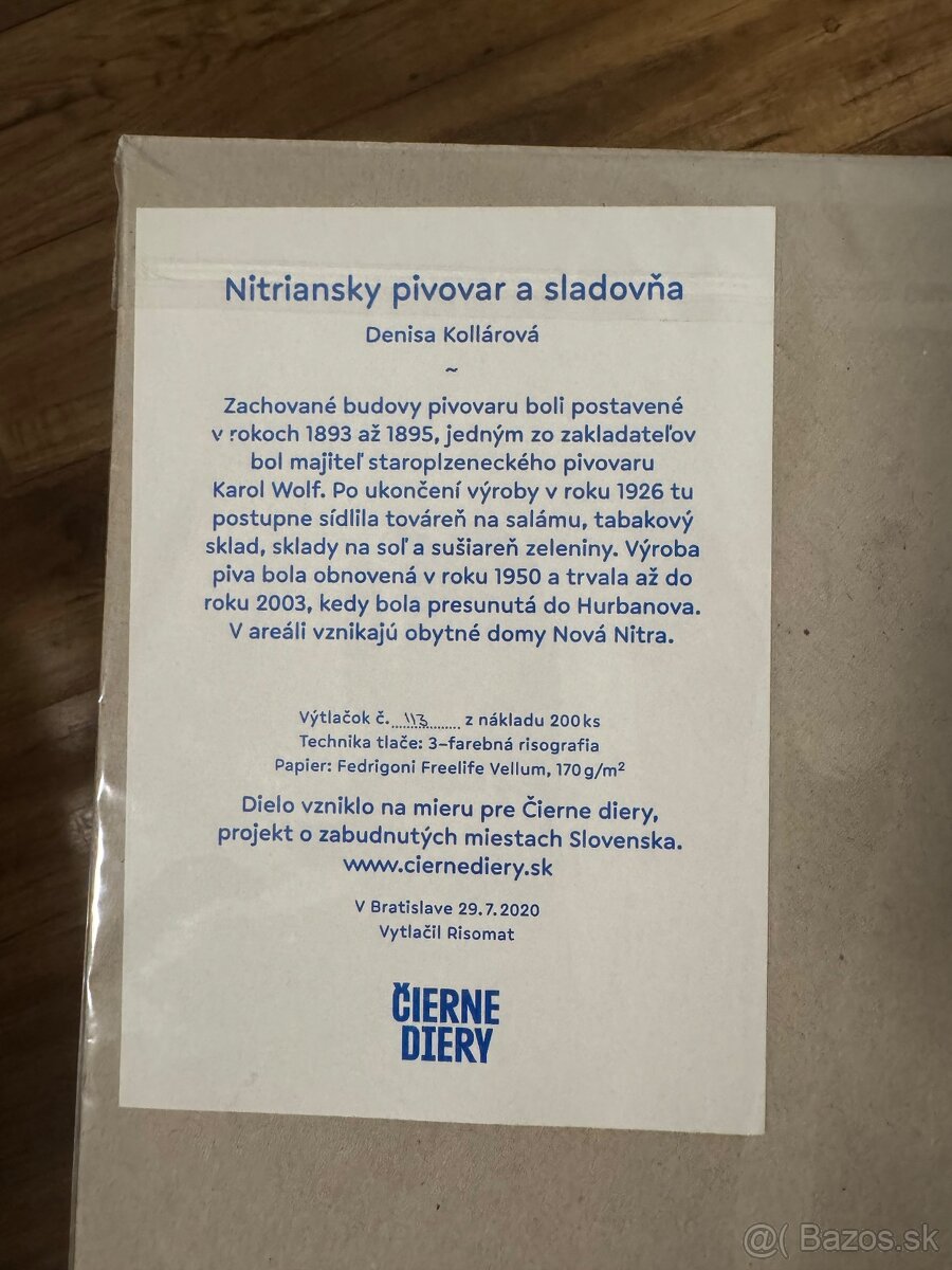 Cierne diery- Nitriansky pivovar a sladovna - 2