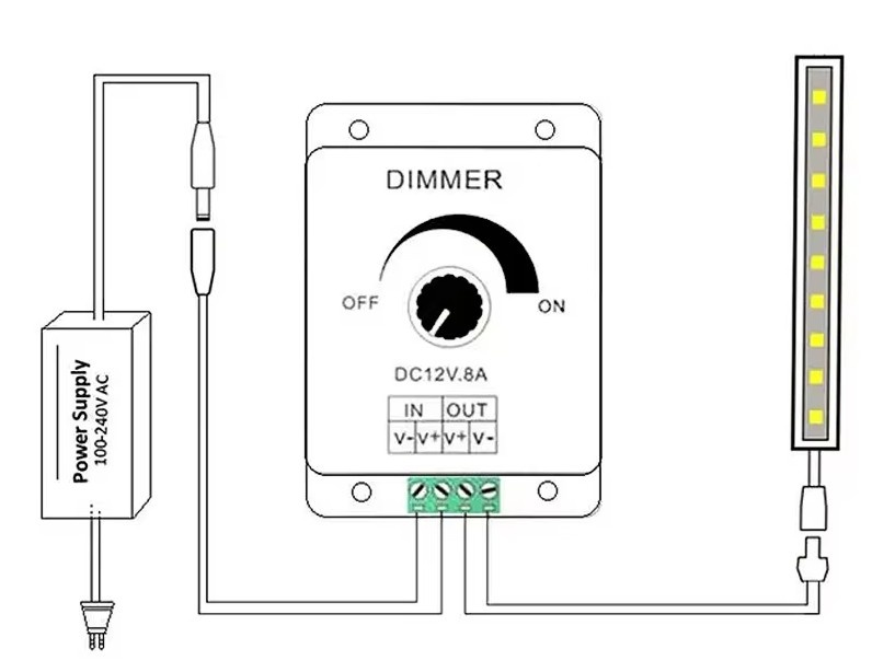 Regulátor na LED svietidlá - 2