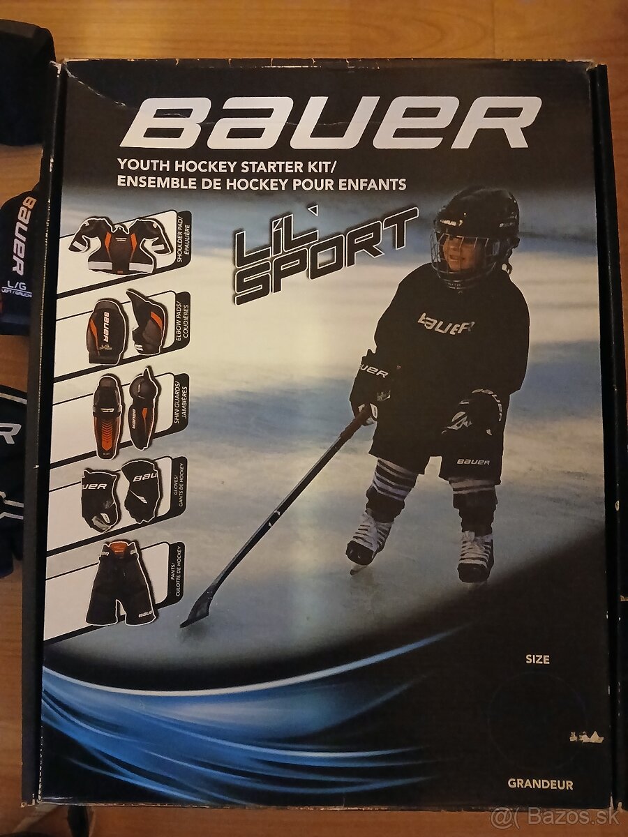 Bauer set chráničov + korčule CCM - 2
