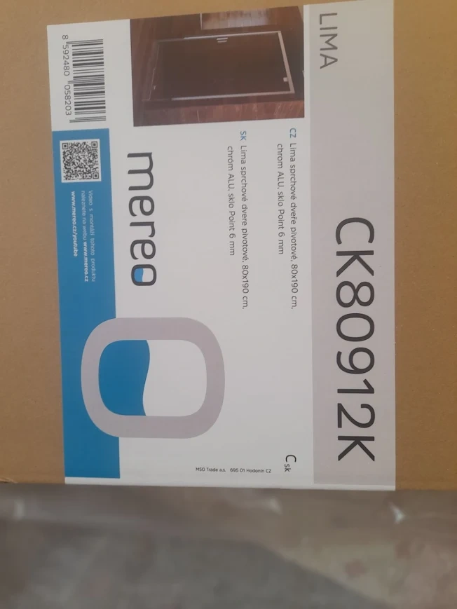 Sklený sprchový kút Mereo Lima - 2