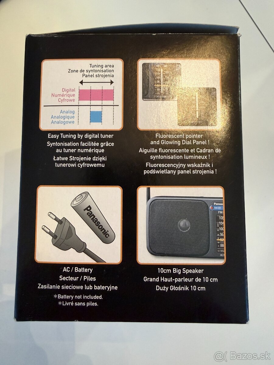 Prenosné rádio Panasonic (FM/AM) - 2