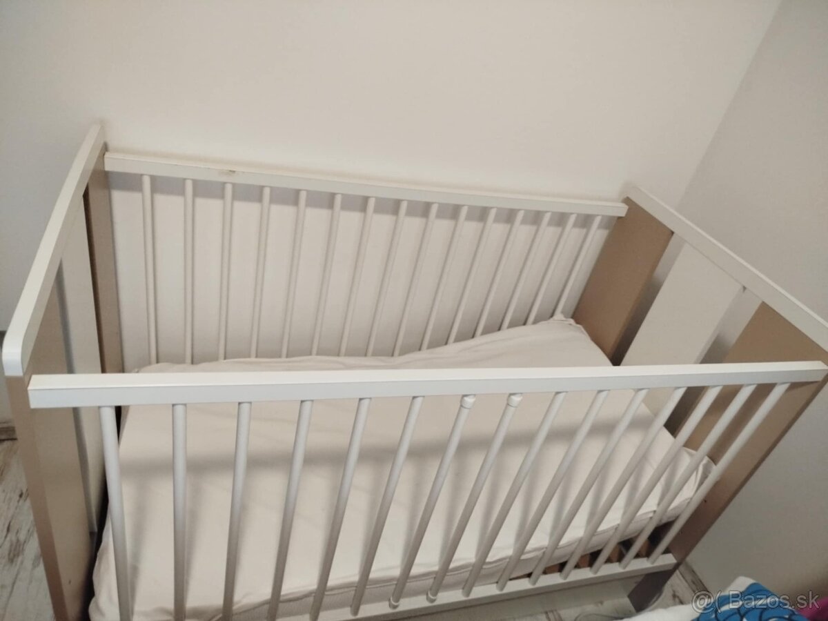 Postieľka s matracom a posteľním - 2