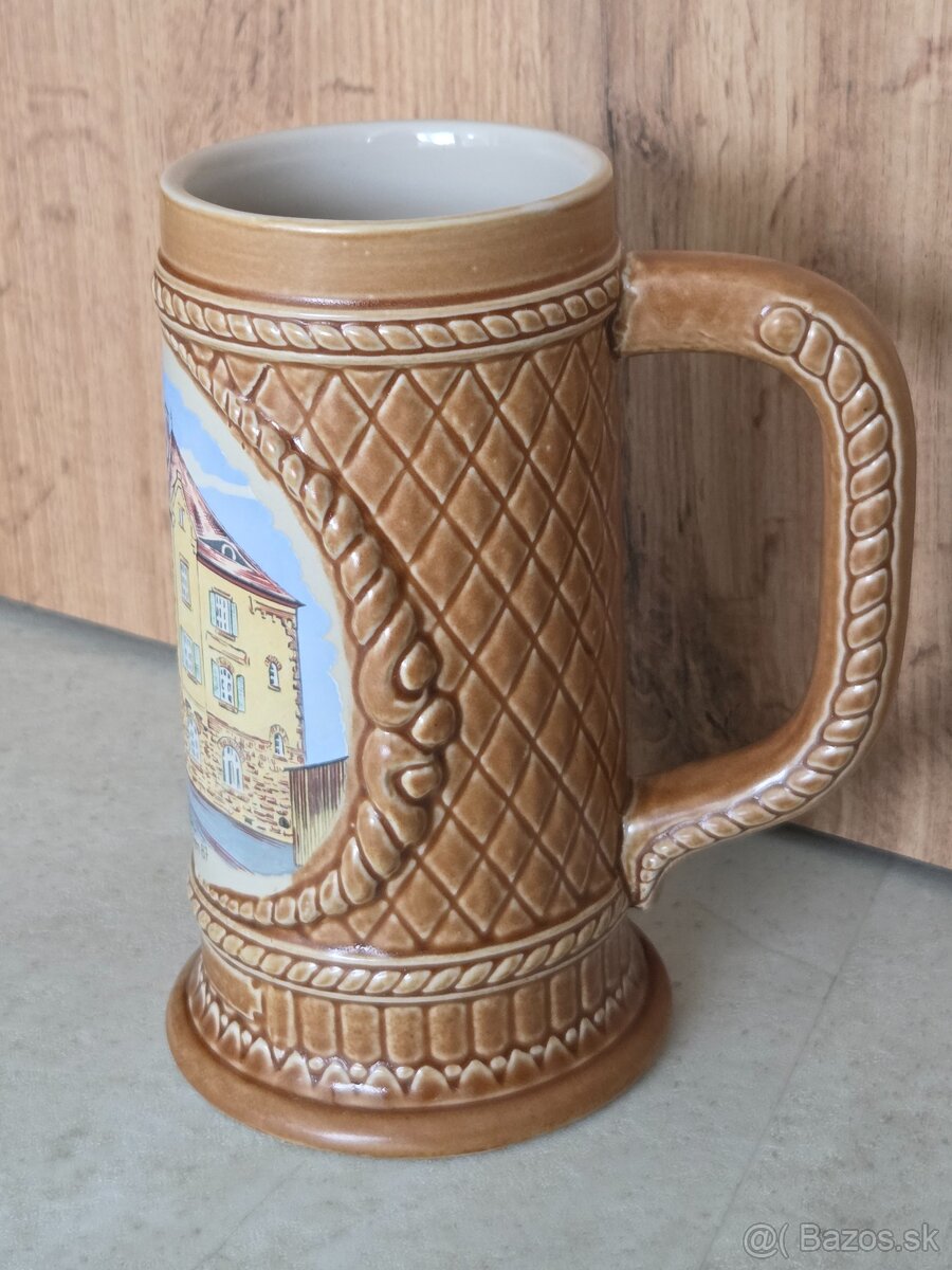 pivný krígel hnedý 2 - 0,5L - 2