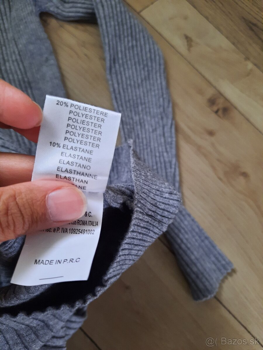 Jesenne pletene saty - 2