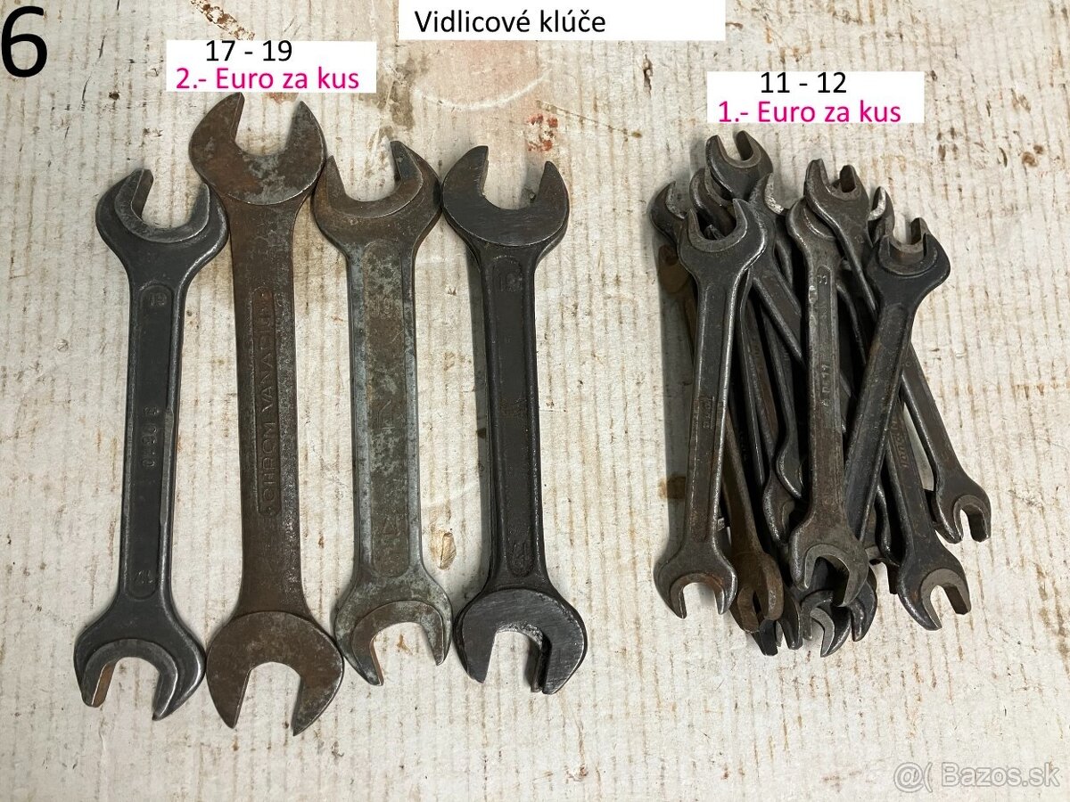 Vidlicové klúče Czechoslovakia - 2
