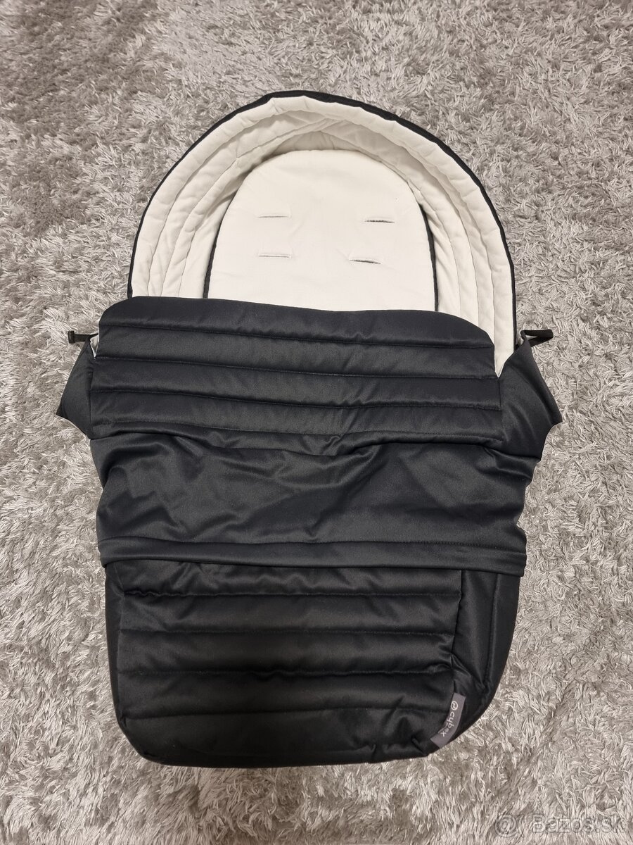 Cybex Lite Cot Platinum black textilná vanička do kočíka - 2