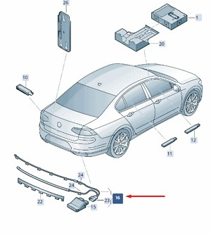 Elektrické vedenie Škoda Superb 3 - 2