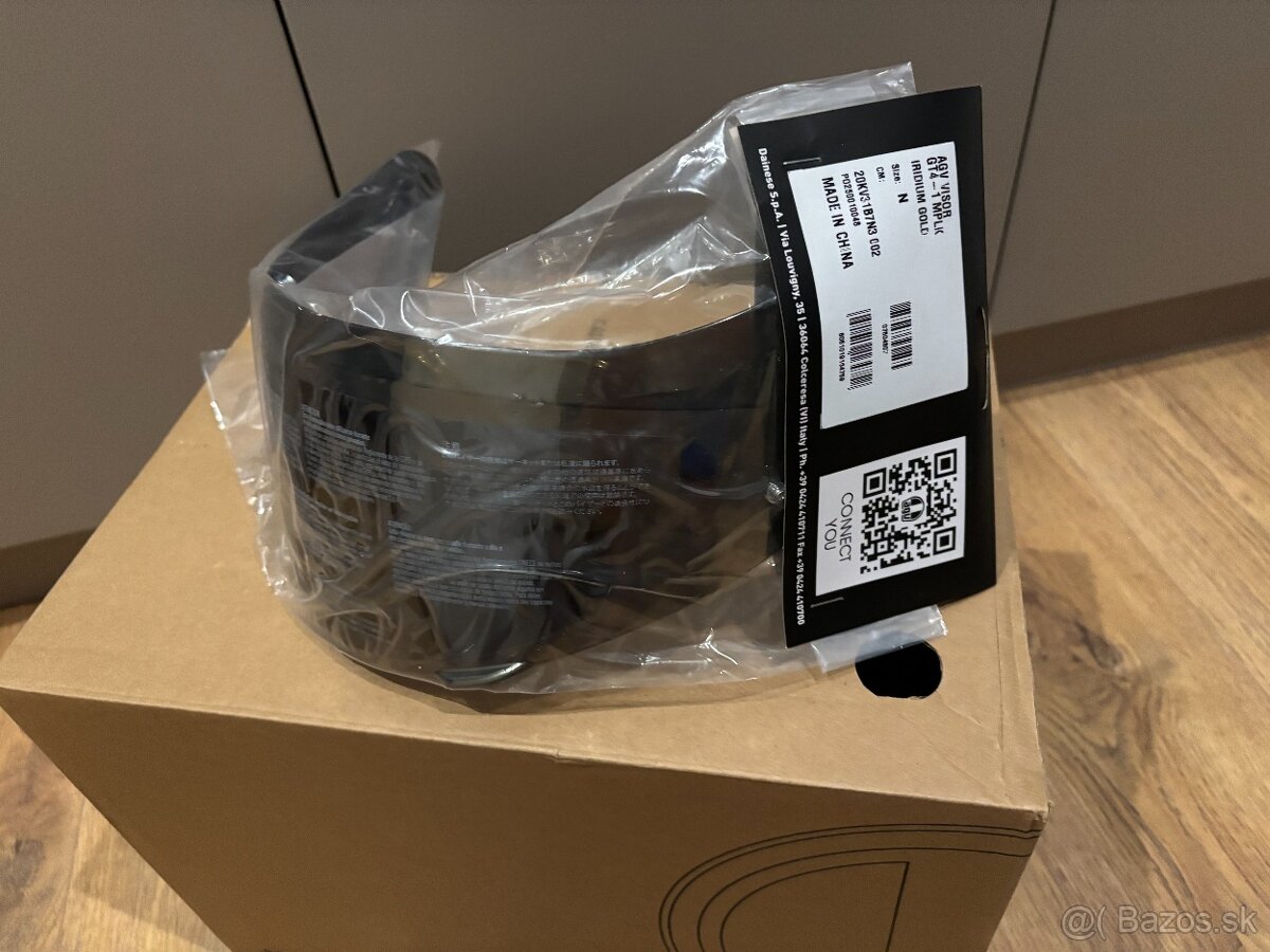 AGV GT4-1 Visor - Plexi Iridium Gold - 2