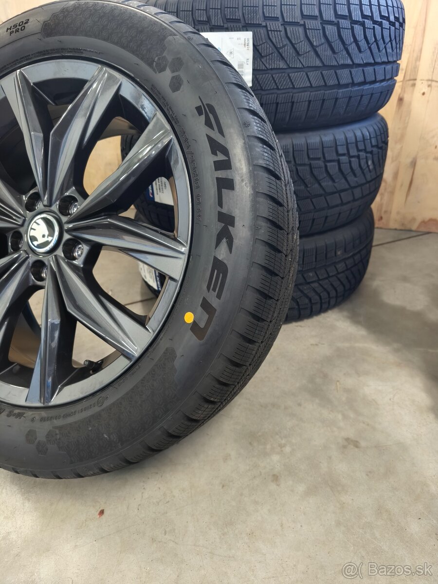 VW/SKODA R18 ORIG.ALU/ZIMNE PNEU 235 55 18 - 2