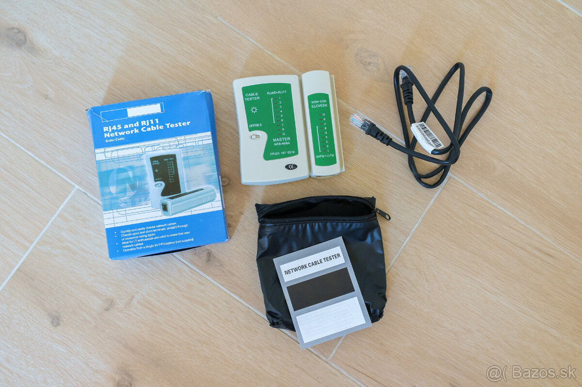 Tester káblov RJ45 a krimpovacie kliešte - 2