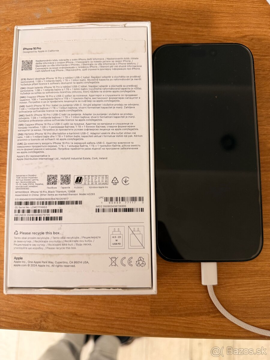 I Phone 16Pro Black Titanium 128GB - 2