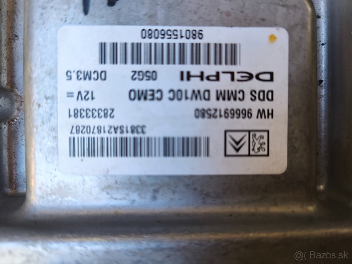 Riadiaca jednotka 9801556080 - 2