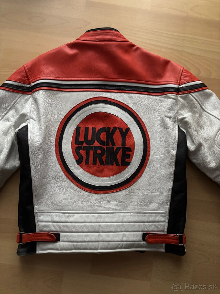 Kožená moto bunda Lucky Strike - 2