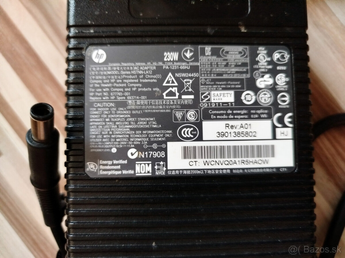 nabíjačka pre notebooky HP - 230W - 2