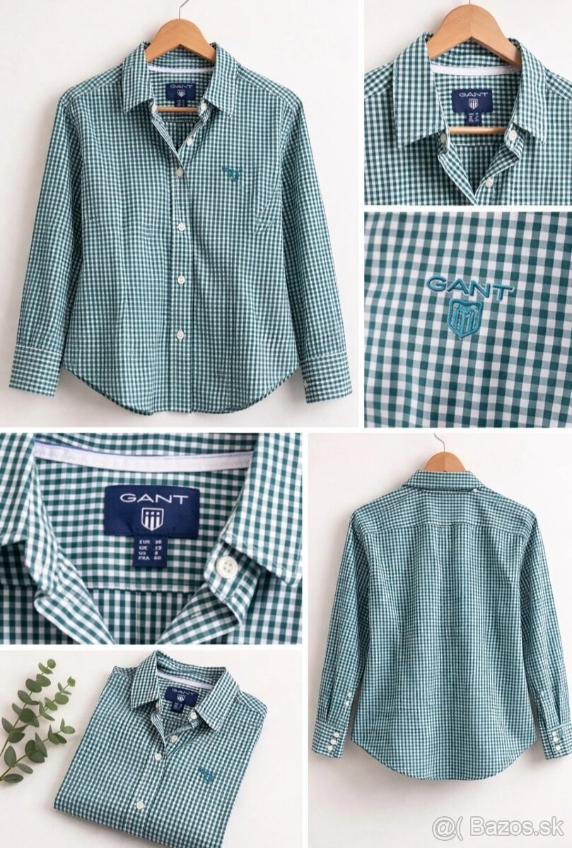 Nová dámska košeľa Gant, veľ. 38, - 2