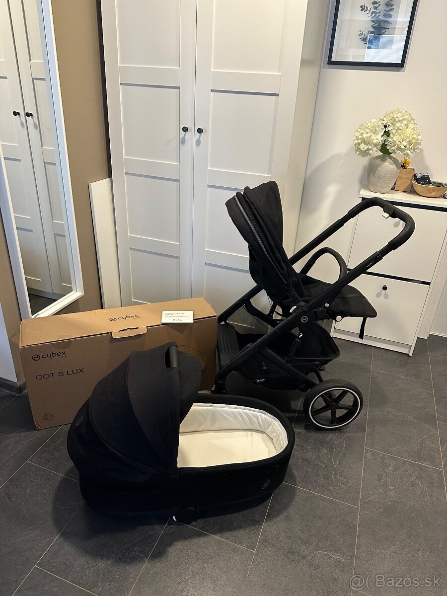 Cybex balios S lux + cot s lux černá barva - 2