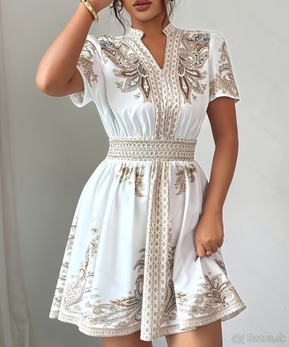 Nové boho šaty S - 2