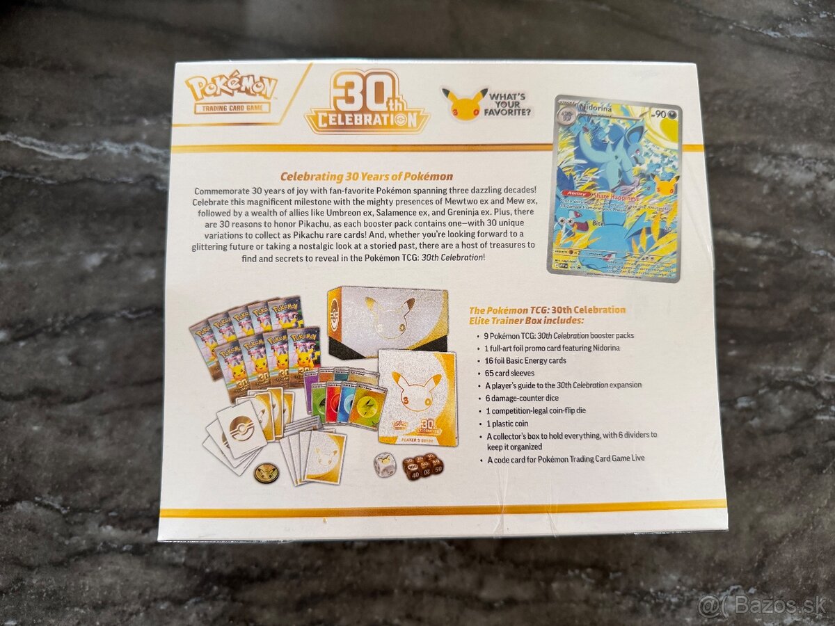 Pokemon ETB - 30th celebration - 2