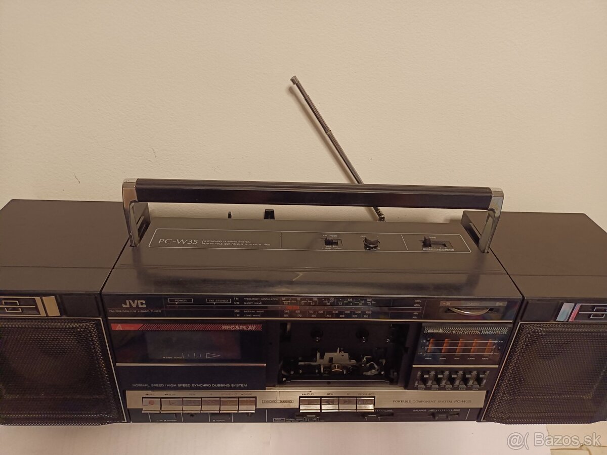 JVC PC W35 radiomagnetofon retro kazeťák - 2