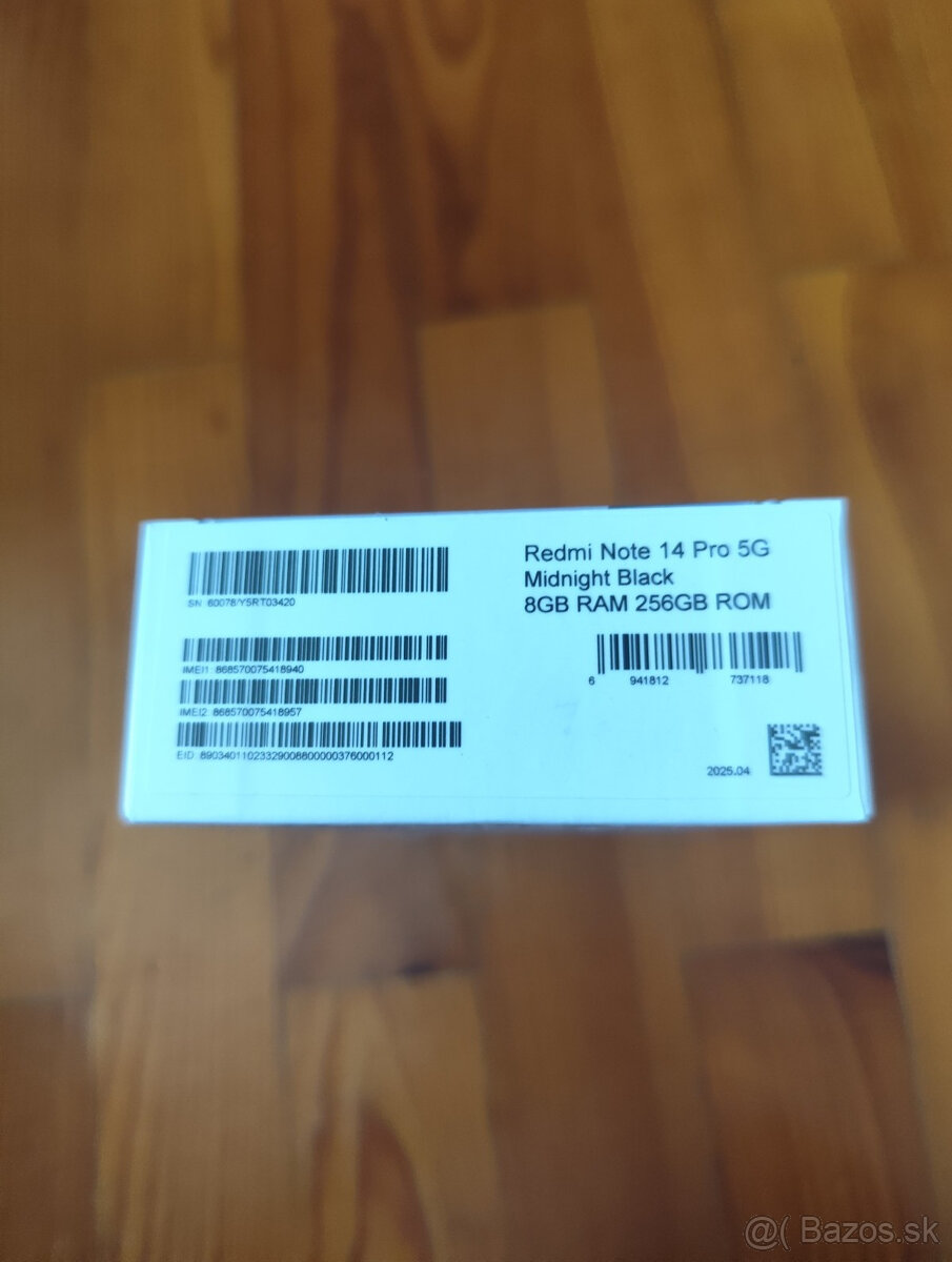 Xiaomi Redmi Note 14 Pro 5G Black 8GB/256GB - 2