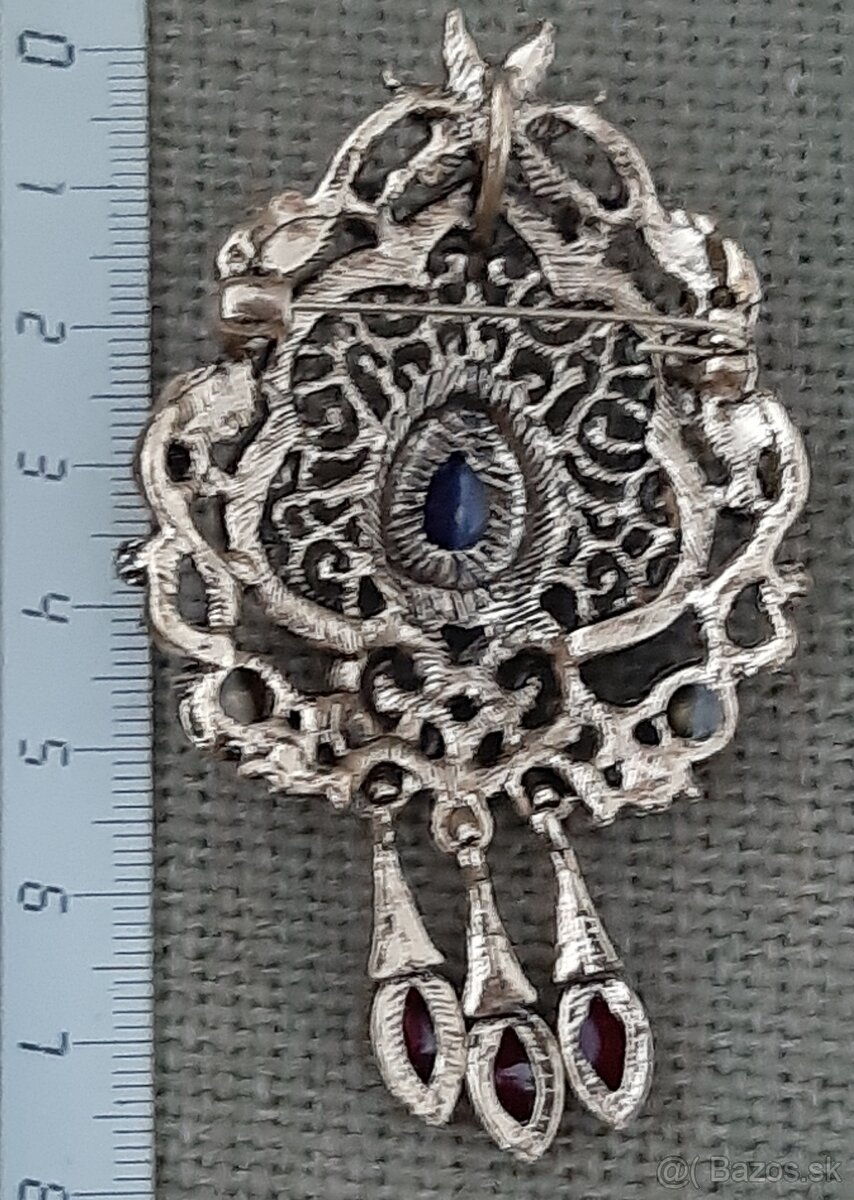 Brošňa c.62 - orientálna s ovesmi - 2