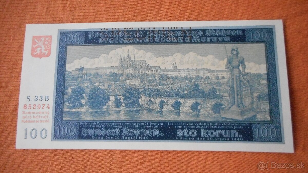 Bankovky ČSR - 30 - 2