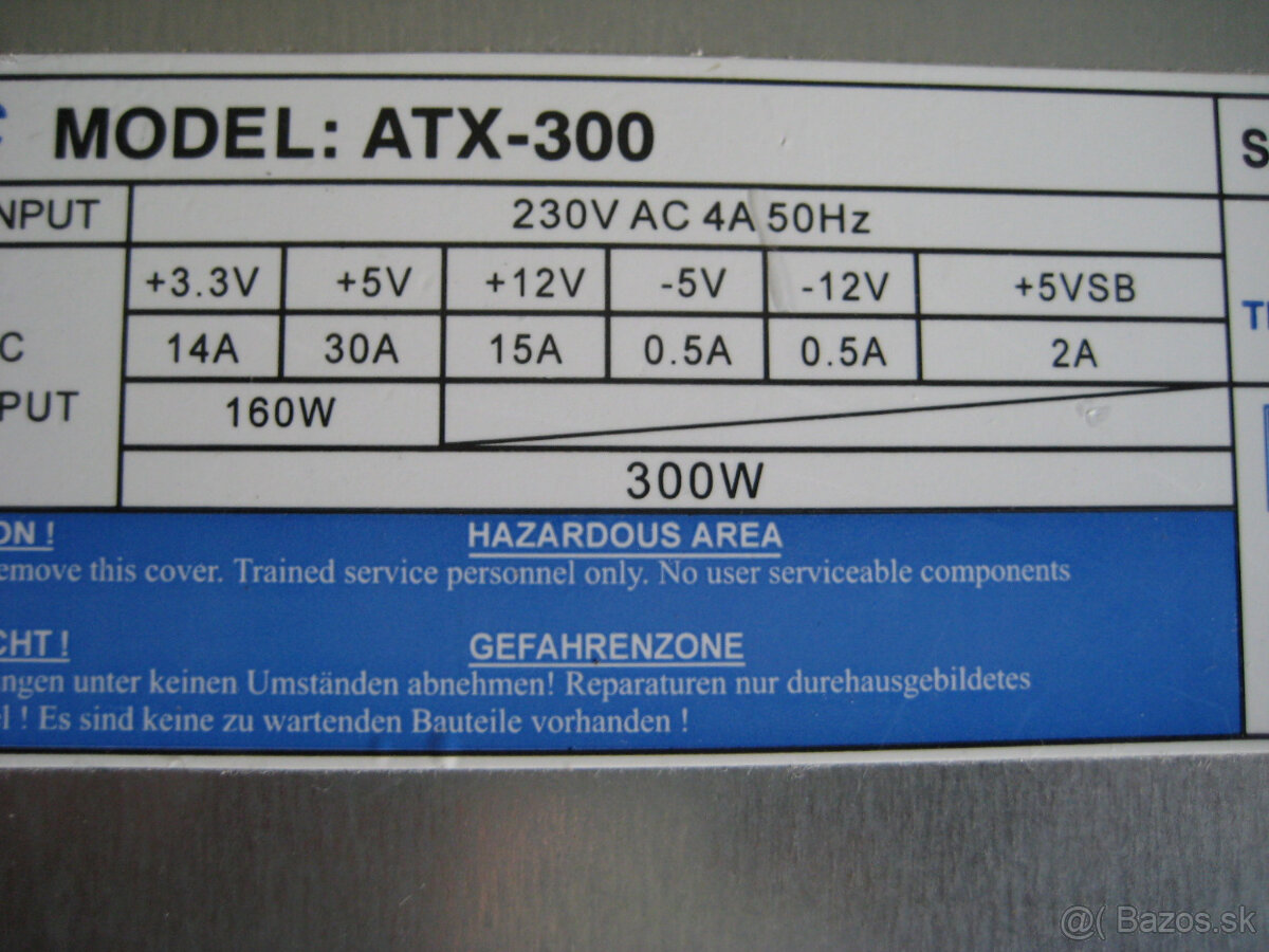♦️ ZDROJ ATX ♦️ 300 WATTOVY ♦️ - 2