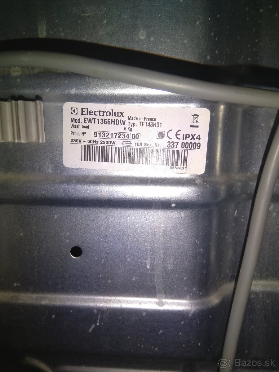 práčka elektrolux na diely - 2