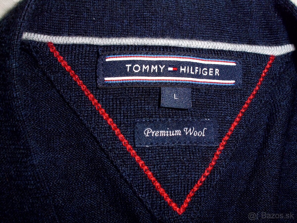 Tommy Hilfiger Premium wool pánsky sveter L - 2