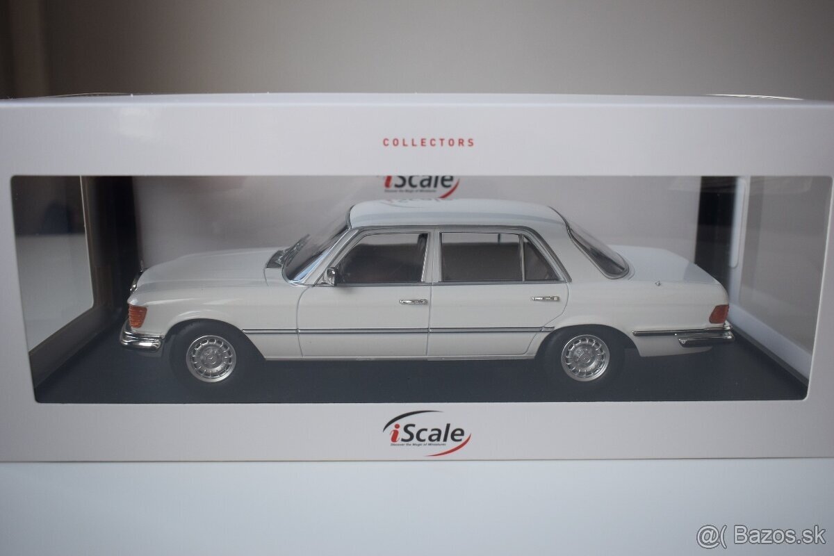 predam 1:18 Mercedes-Benz S-class 450 SEL 6.9 1975 biela - 2