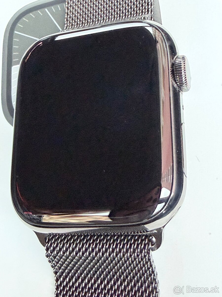 Apple watch 9 45mm ocel safír a lte - 2