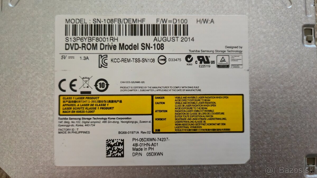 Optiplex DVD Mechanika SN-108FB - 2