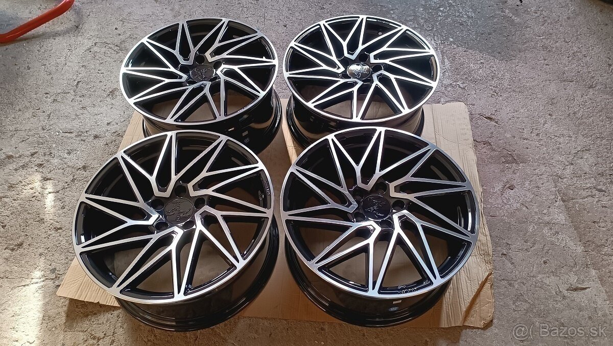 R18 5x112 mm ALU disky čierne MAM (KESKIN) - 2