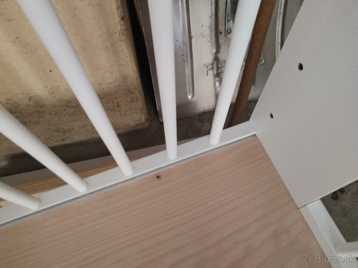 Detská postieľka 120x 60 biela drevená - 2