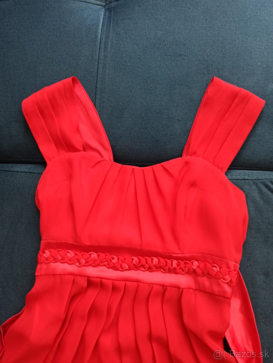 Červené šaty spoločenské - 2