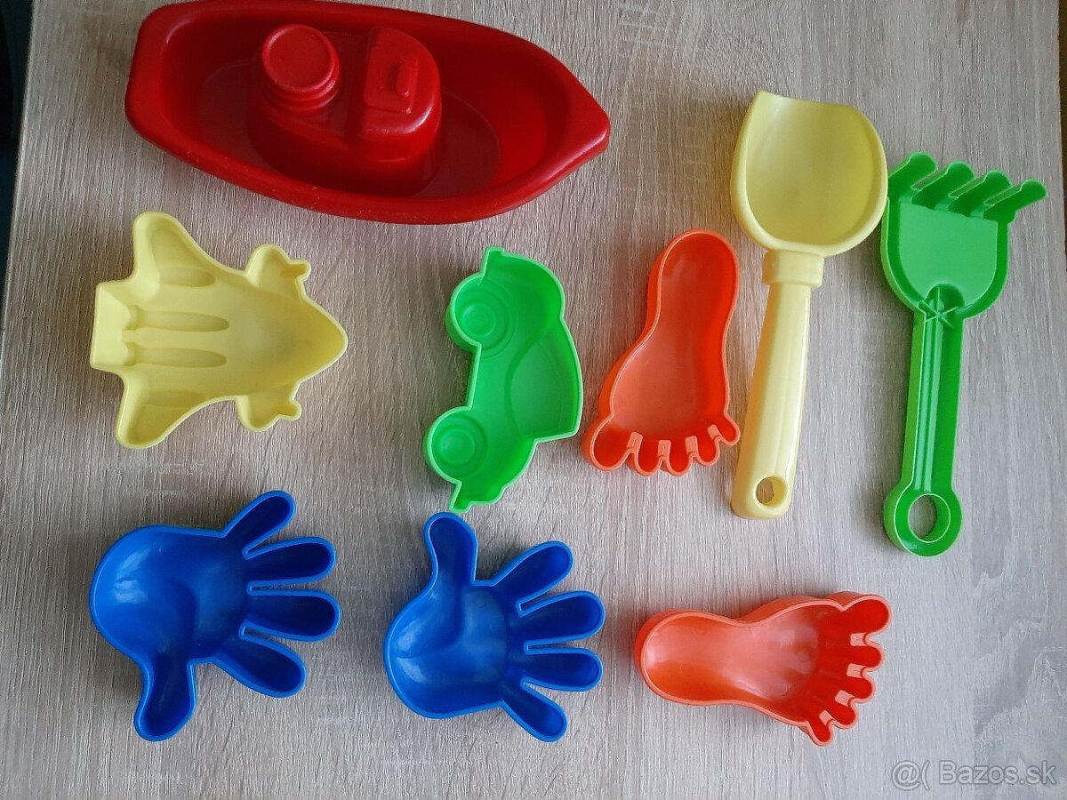 Hračky do piesku, k vode - nové - 2