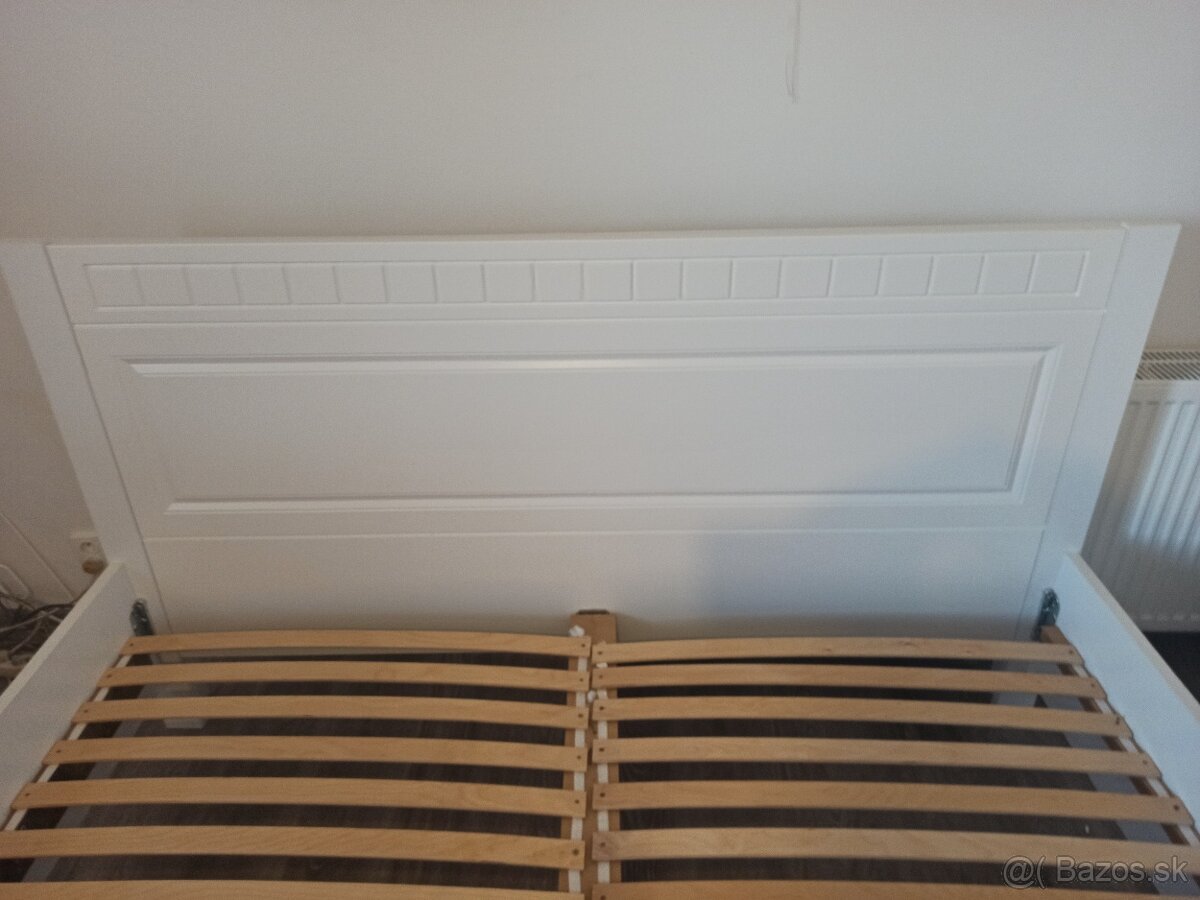 Posteľ + stolíky TIROL biela Decodom - 2